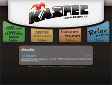 Tablet Screenshot of kaspec.cz